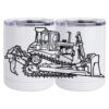 10 oz. White Stainless Steel Short Tumbler Thumbnail
