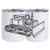 10 oz. White Stainless Steel Short Tumbler Thumbnail