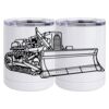 10 oz. White Stainless Steel Short Tumbler Thumbnail