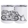 10 oz. White Stainless Steel Short Tumbler Thumbnail