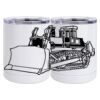 10 oz. White Stainless Steel Short Tumbler Thumbnail