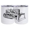 10 oz. White Stainless Steel Short Tumbler Thumbnail