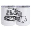 10 oz. White Stainless Steel Short Tumbler Thumbnail