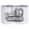10 oz. White Stainless Steel Short Tumbler Thumbnail