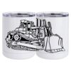 10 oz. White Stainless Steel Short Tumbler Thumbnail