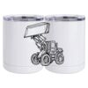 10 oz. White Stainless Steel Short Tumbler Thumbnail
