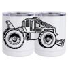 10 oz. White Stainless Steel Short Tumbler Thumbnail
