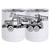 10 oz. White Stainless Steel Short Tumbler Thumbnail