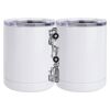 10 oz. White Stainless Steel Short Tumbler Thumbnail