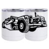 10 oz. White Stainless Steel Short Tumbler Thumbnail