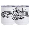 10 oz. White Stainless Steel Short Tumbler Thumbnail