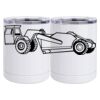 10 oz. White Stainless Steel Short Tumbler Thumbnail