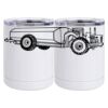 10 oz. White Stainless Steel Short Tumbler Thumbnail