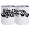 10 oz. White Stainless Steel Short Tumbler Thumbnail