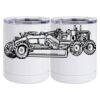 10 oz. White Stainless Steel Short Tumbler Thumbnail