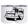 10 oz. White Stainless Steel Short Tumbler Thumbnail