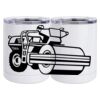 10 oz. White Stainless Steel Short Tumbler Thumbnail