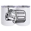 10 oz. White Stainless Steel Short Tumbler Thumbnail