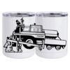 10 oz. White Stainless Steel Short Tumbler Thumbnail