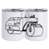 10 oz. White Stainless Steel Short Tumbler Thumbnail