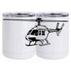 10 oz. White Stainless Steel Short Tumbler Thumbnail