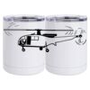 10 oz. White Stainless Steel Short Tumbler Thumbnail