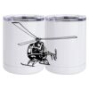 10 oz. White Stainless Steel Short Tumbler Thumbnail