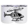 10 oz. White Stainless Steel Short Tumbler Thumbnail