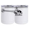10 oz. White Stainless Steel Short Tumbler Thumbnail
