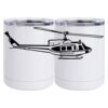 10 oz. White Stainless Steel Short Tumbler Thumbnail
