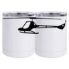 10 oz. White Stainless Steel Short Tumbler Thumbnail
