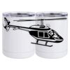 10 oz. White Stainless Steel Short Tumbler Thumbnail