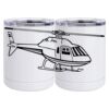 10 oz. White Stainless Steel Short Tumbler Thumbnail
