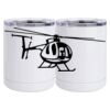 10 oz. White Stainless Steel Short Tumbler Thumbnail
