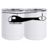10 oz. White Stainless Steel Short Tumbler Thumbnail