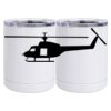 10 oz. White Stainless Steel Short Tumbler Thumbnail