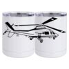 10 oz. White Stainless Steel Short Tumbler Thumbnail