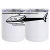 10 oz. White Stainless Steel Short Tumbler Thumbnail