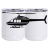 10 oz. White Stainless Steel Short Tumbler Thumbnail