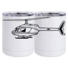 10 oz. White Stainless Steel Short Tumbler Thumbnail