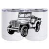 10 oz. White Stainless Steel Short Tumbler Thumbnail