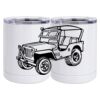10 oz. White Stainless Steel Short Tumbler Thumbnail