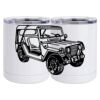 10 oz. White Stainless Steel Short Tumbler Thumbnail