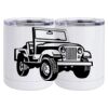10 oz. White Stainless Steel Short Tumbler Thumbnail