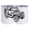 10 oz. White Stainless Steel Short Tumbler Thumbnail
