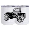 10 oz. White Stainless Steel Short Tumbler Thumbnail