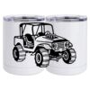 10 oz. White Stainless Steel Short Tumbler Thumbnail