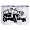 10 oz. White Stainless Steel Short Tumbler Thumbnail