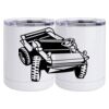 10 oz. White Stainless Steel Short Tumbler Thumbnail
