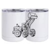 10 oz. White Stainless Steel Short Tumbler Thumbnail
